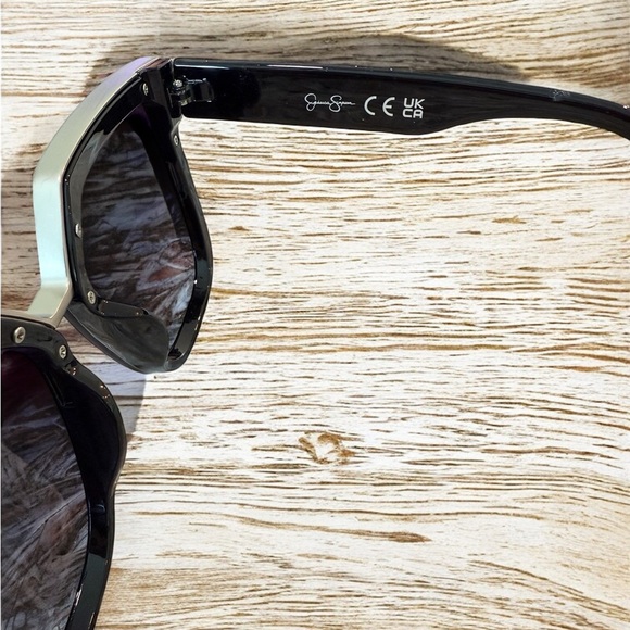 Jessica Simpson Black Sunglasses New - Picture 5 of 6